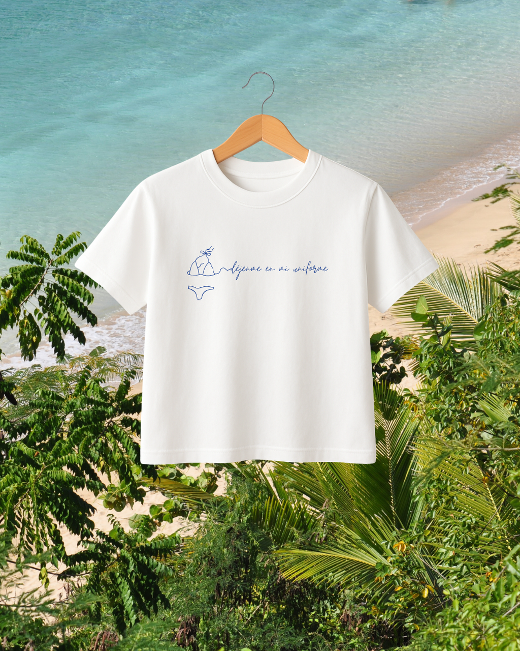 Mi uniforme Cropped Tee